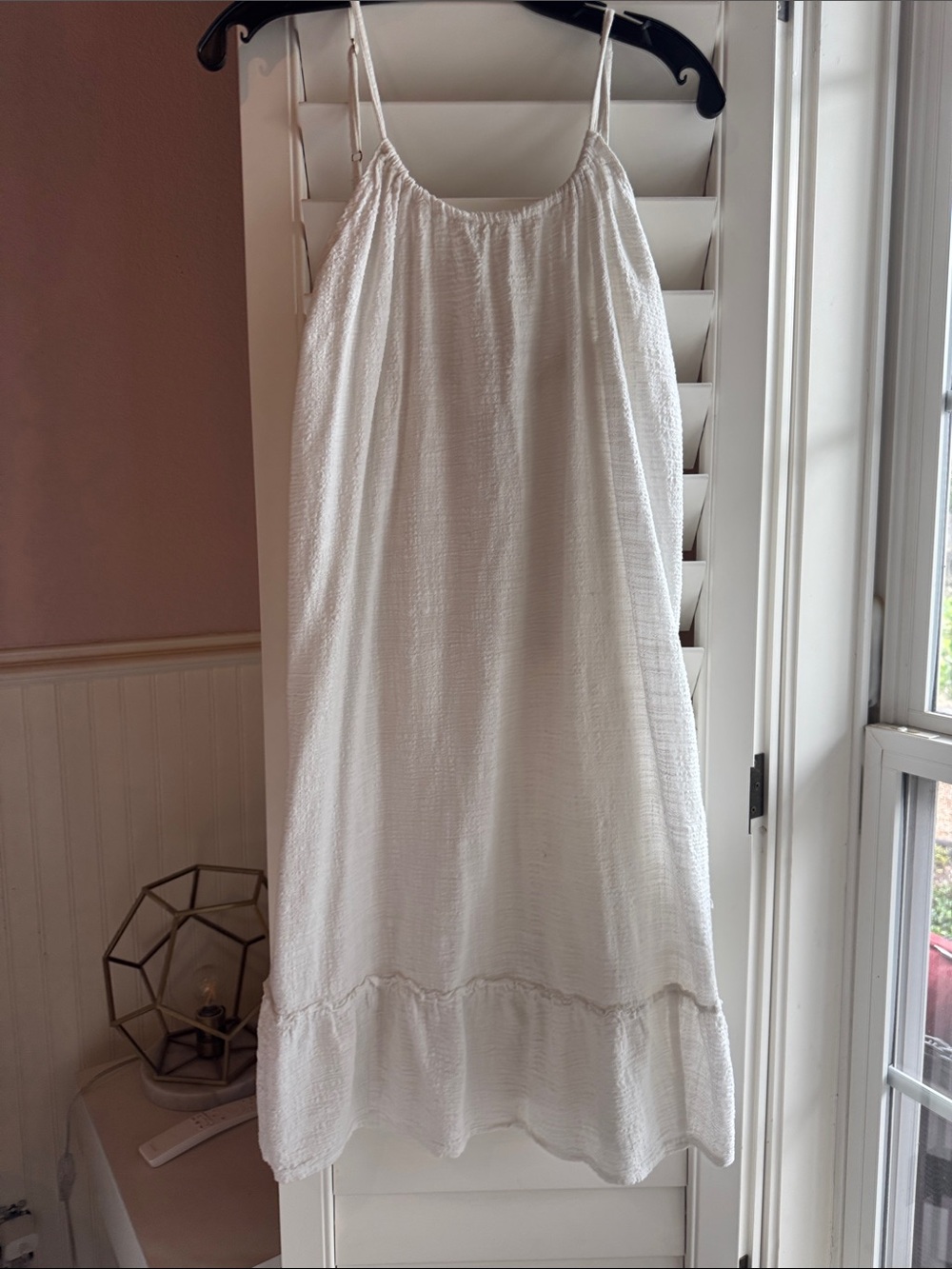 Kona Sol White Lightweight Swim Coverup Dress